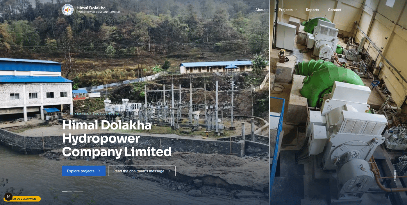 Himal Dolakha Hydropower website